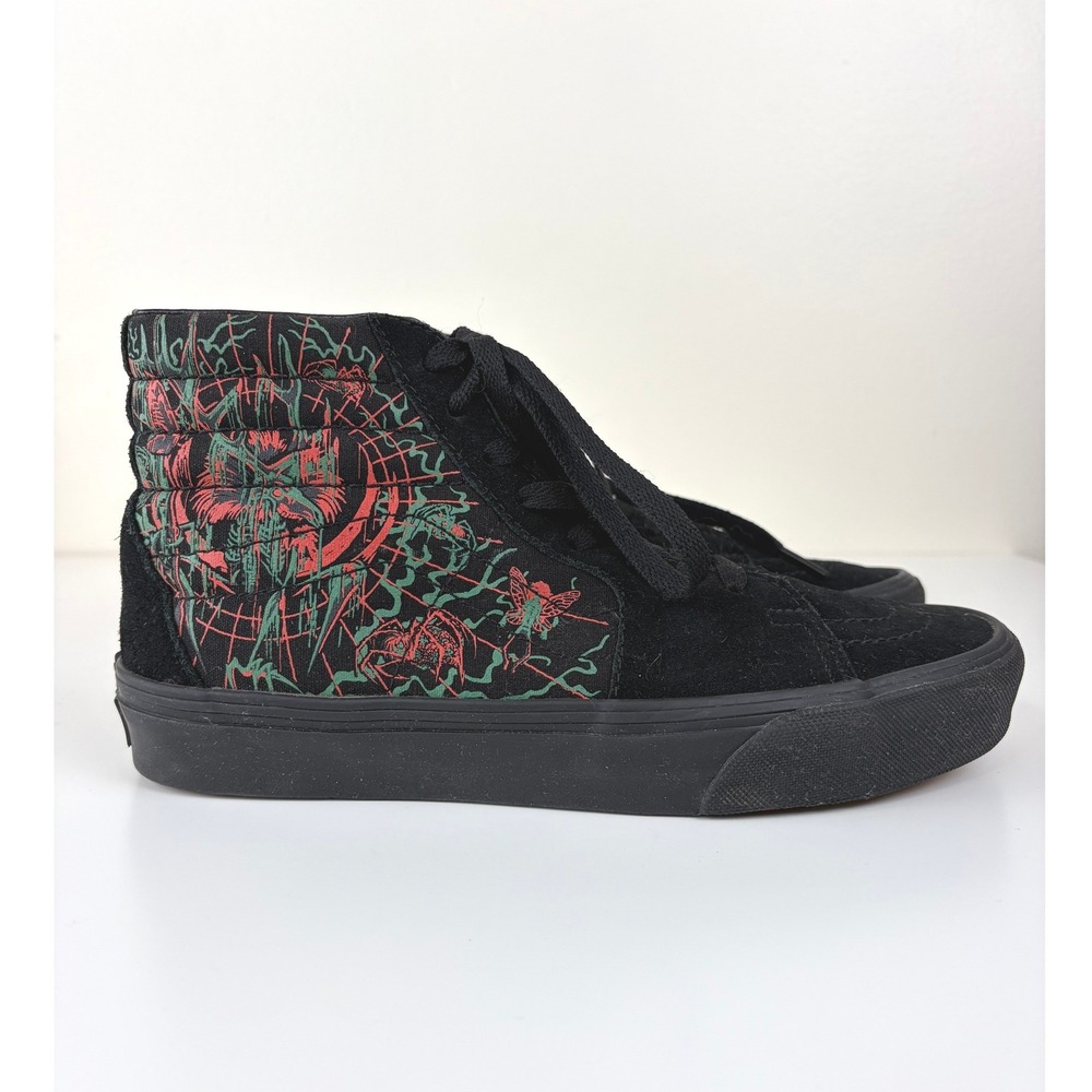 Vans x Ben Kadow Skate Sk8-Hi Web Black Spider Graphic M7 W8.5 VN0A5FCC89O